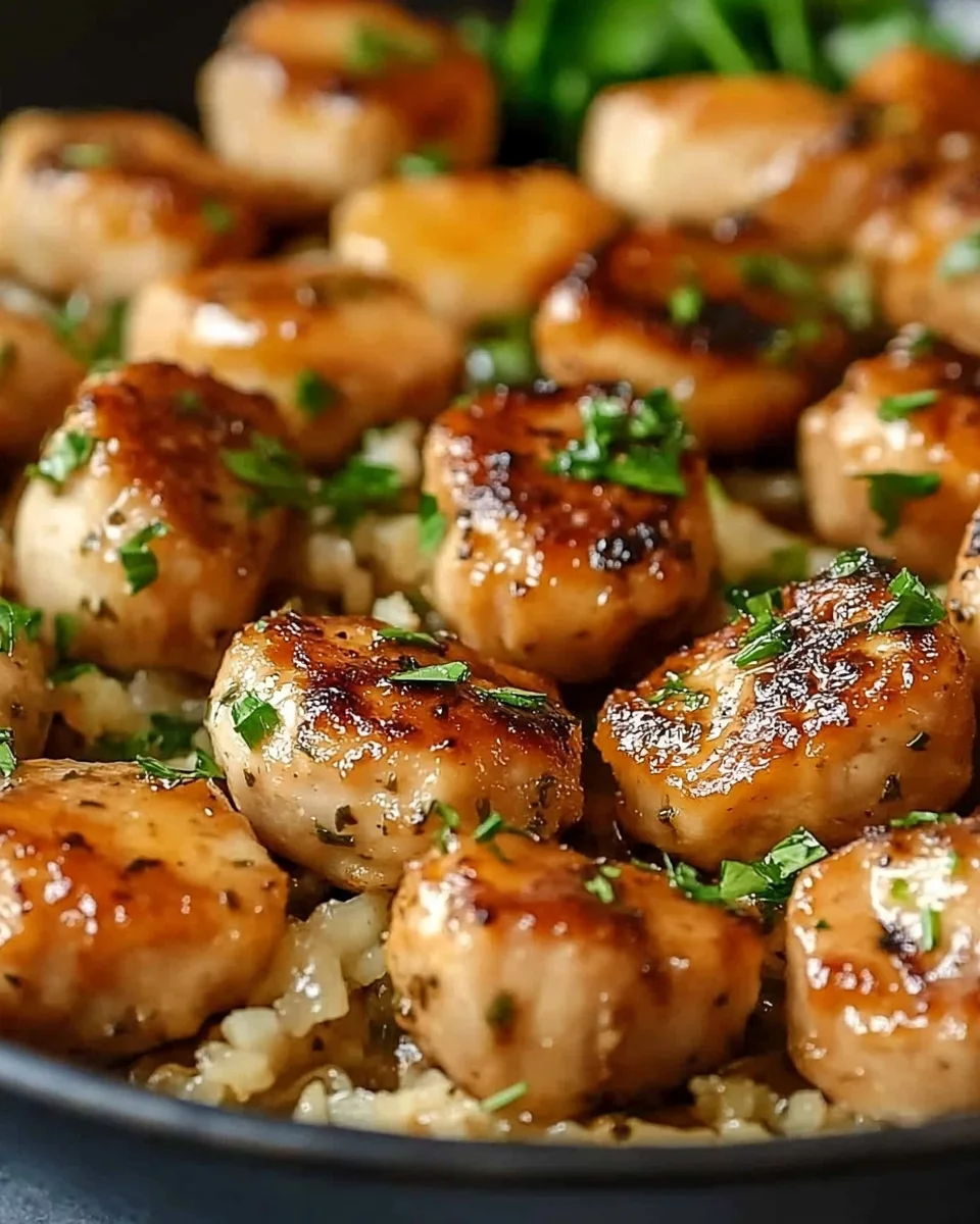 15-Minute Garlic Butter Chicken Bites