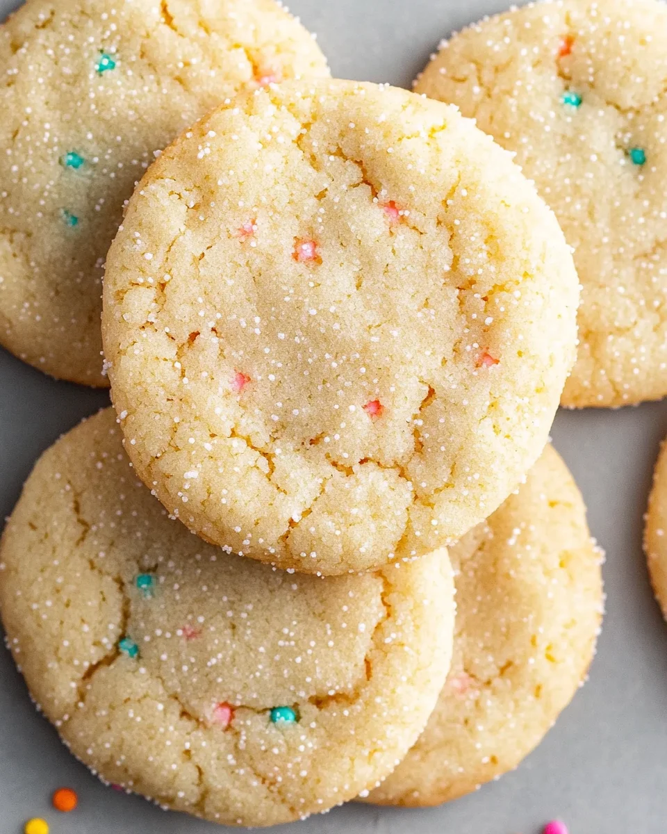 3-Ingredient Easy Sugar Cookies