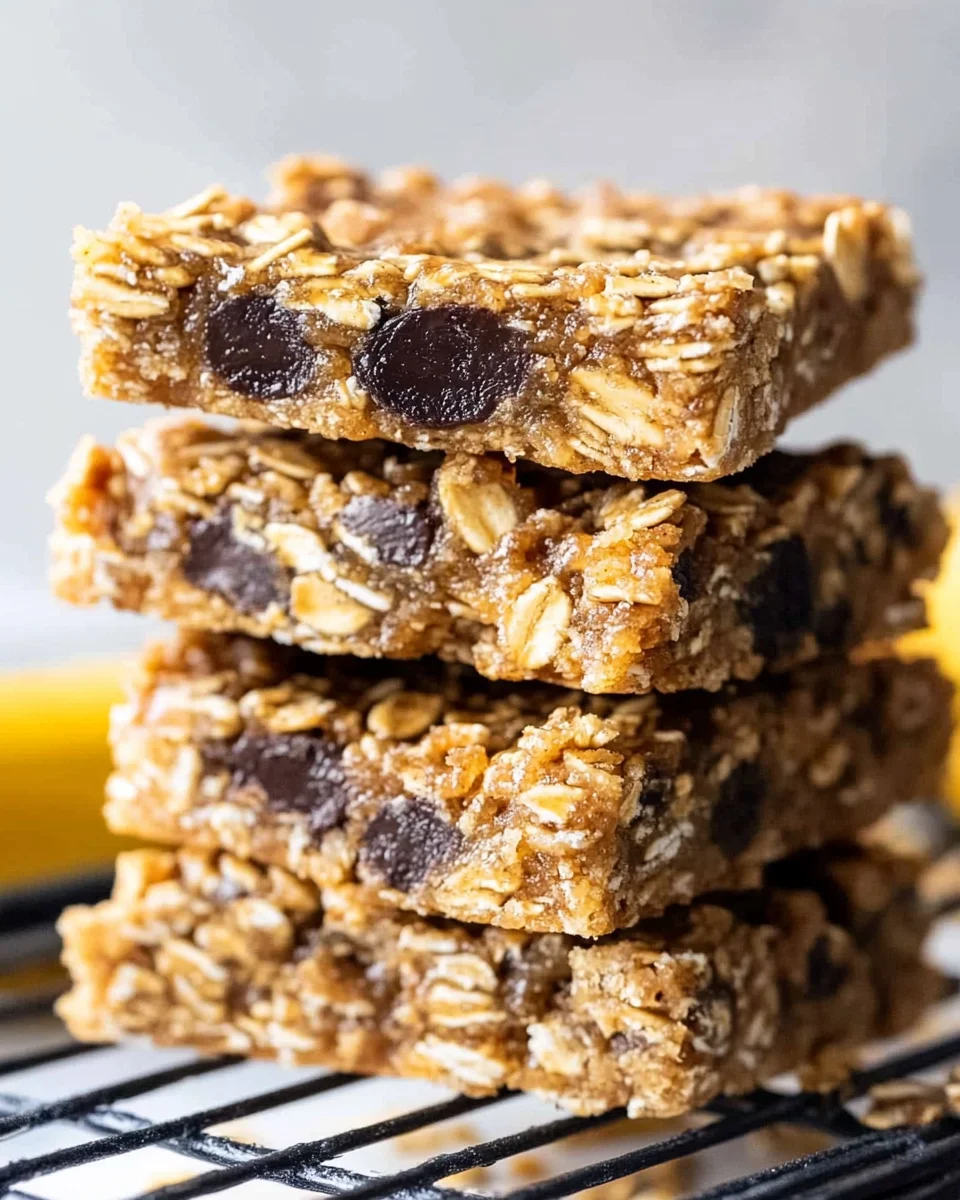 4-Ingredient Banana Oat Bars