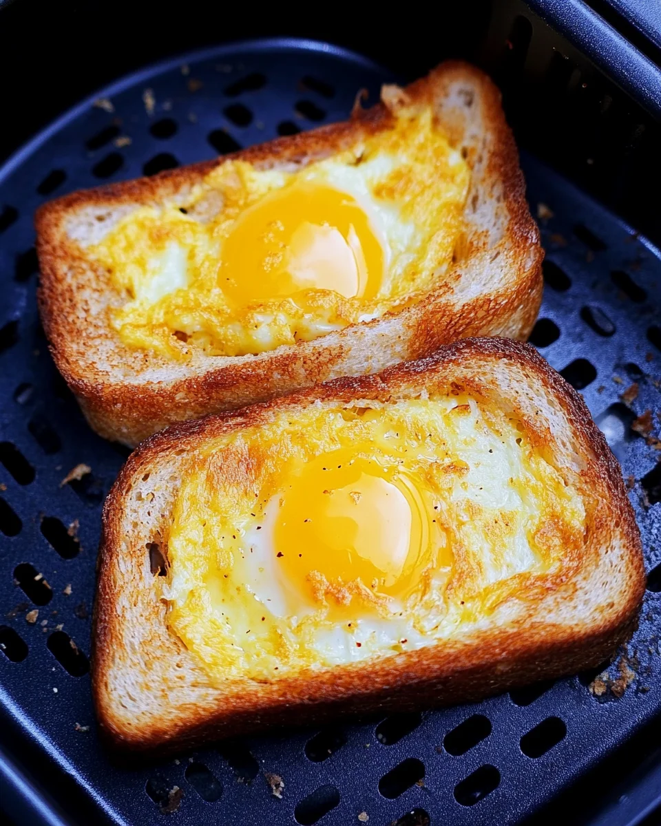 Air Fryer Egg Toast