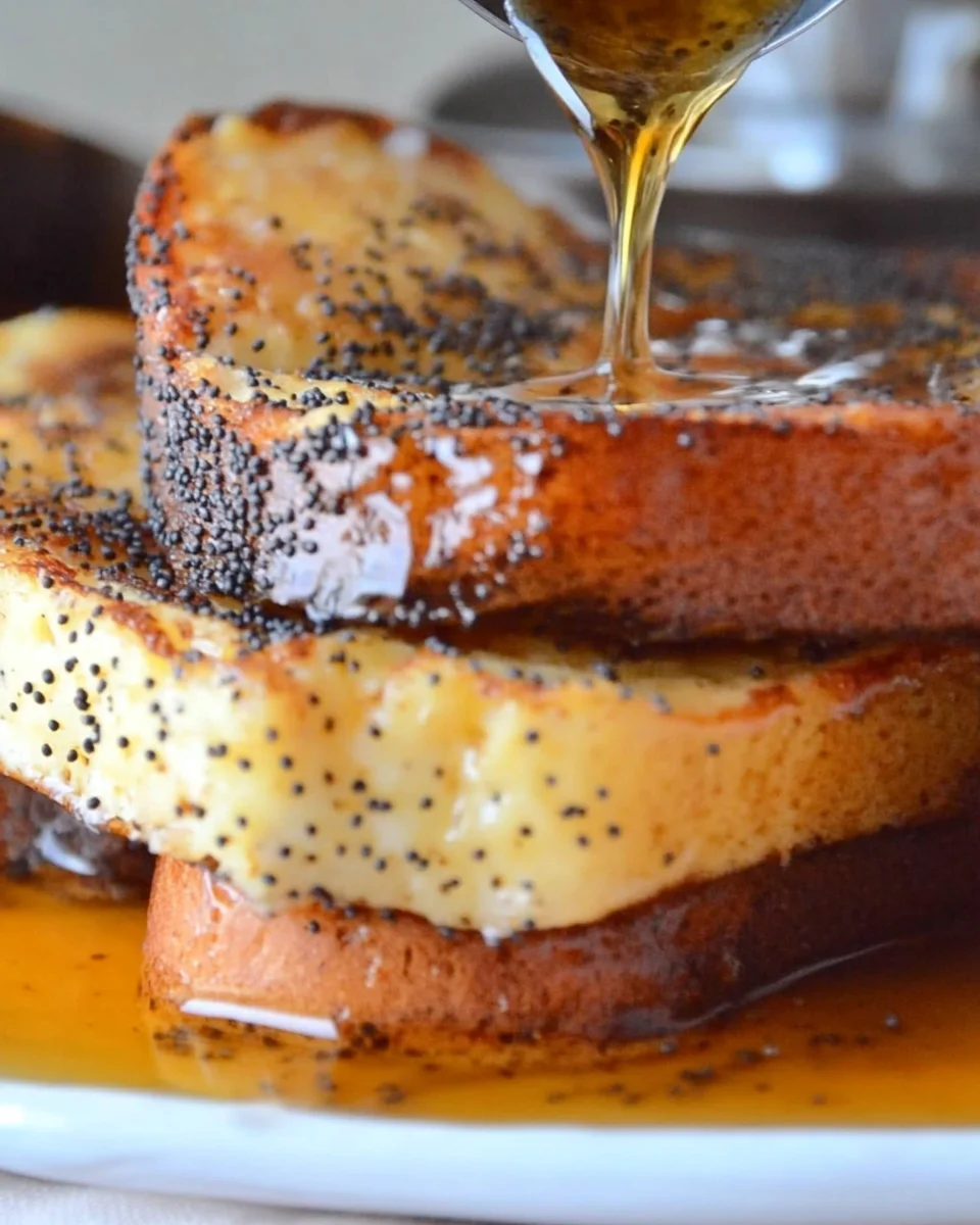 Almond Poppy Seed French Toast