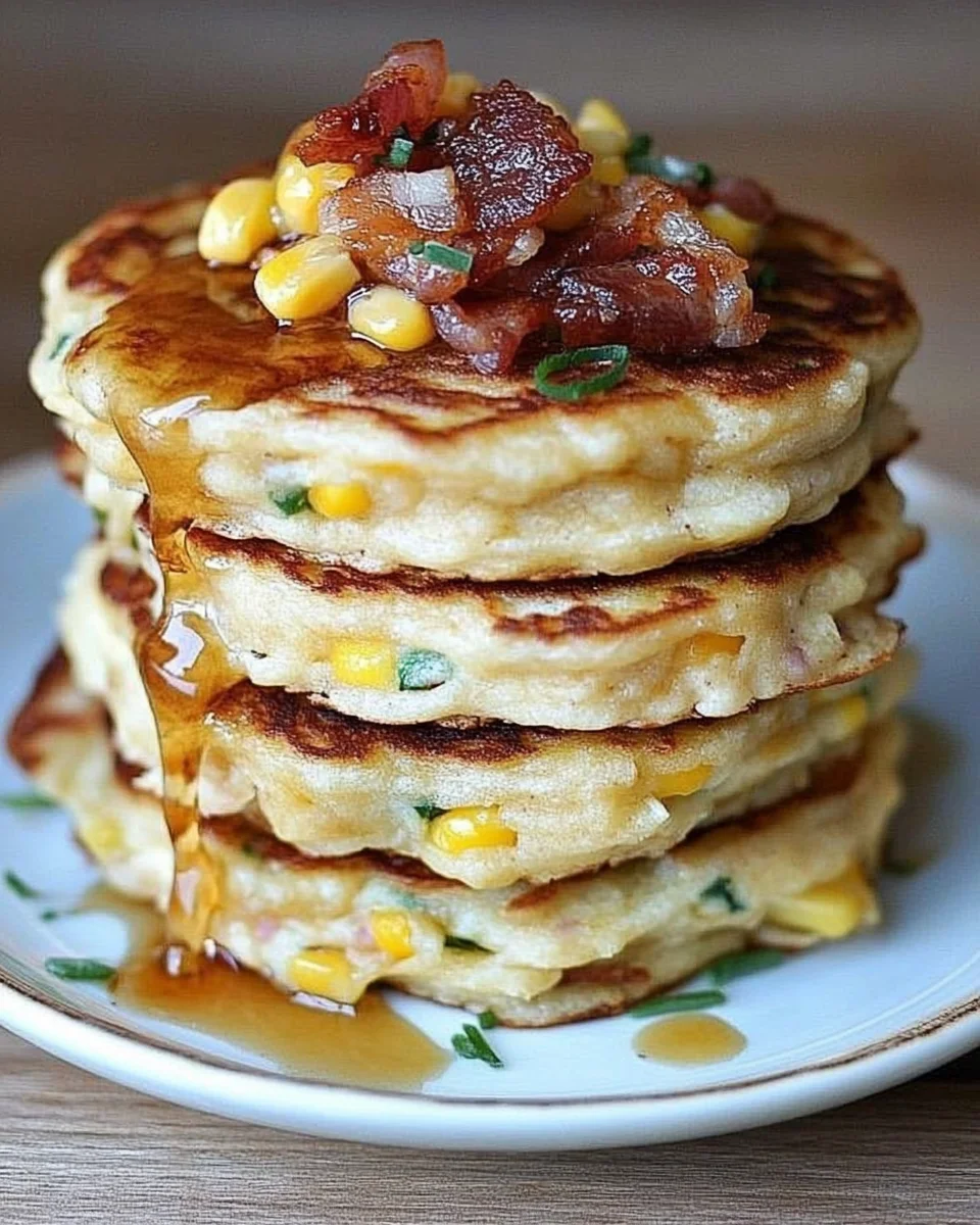 Bacon and Corn Griddle Cakes