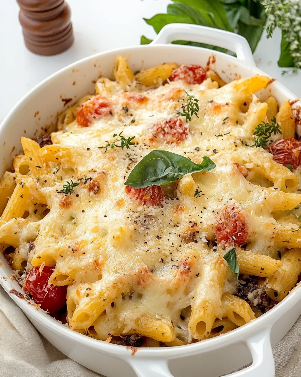 Baked Mediterranean Pasta