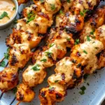 Bang Bang Chicken Skewers