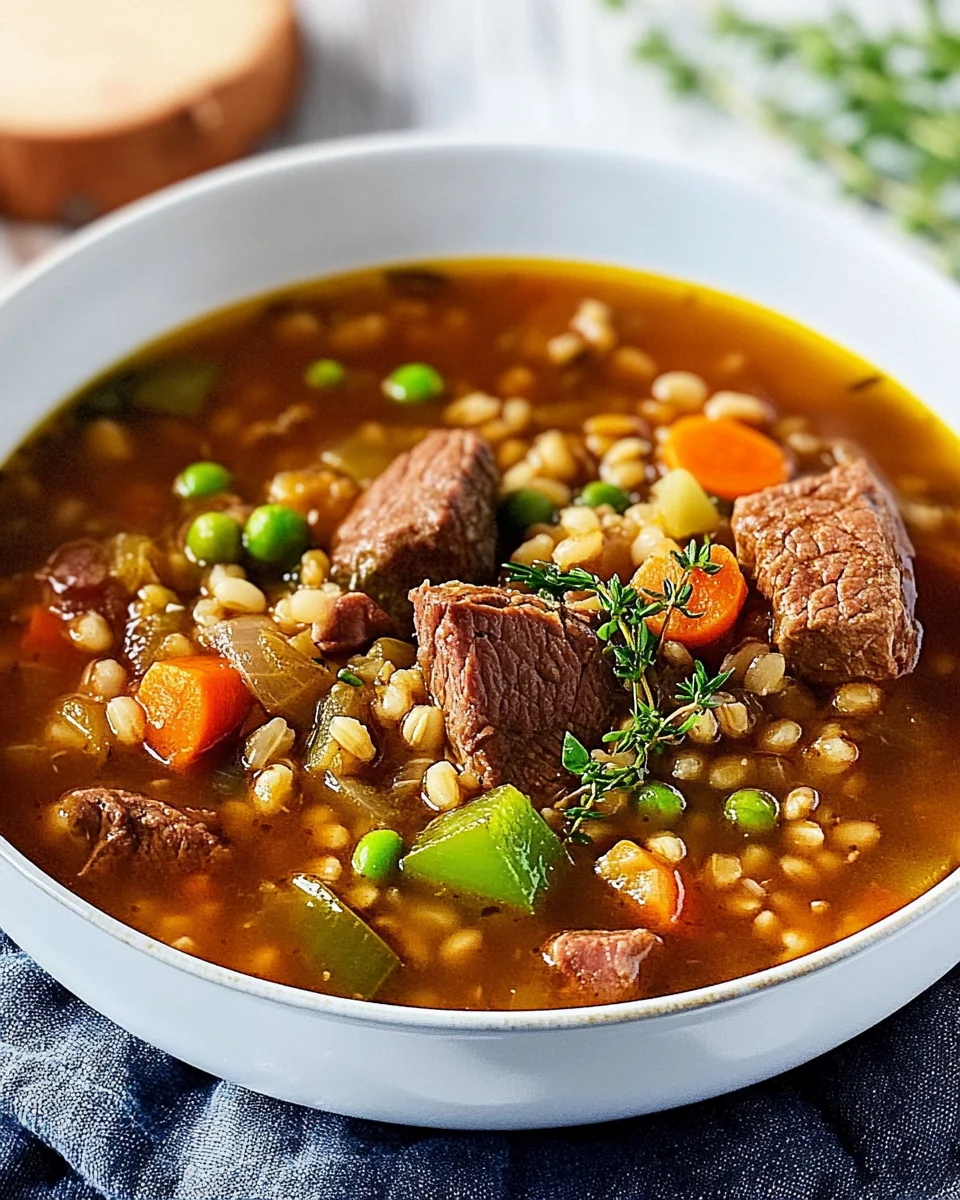 Beef Barley Soup