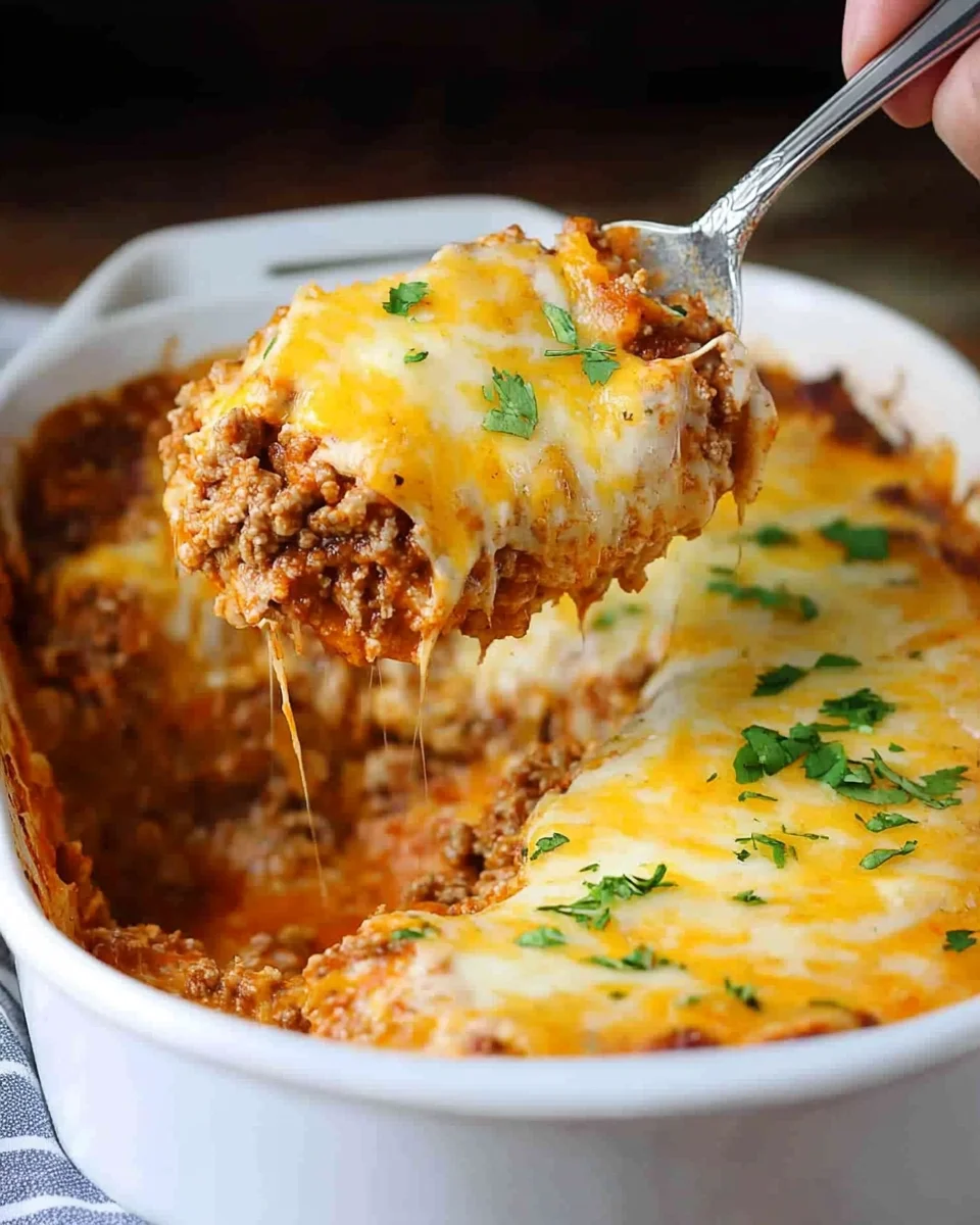 Beef Enchilada Casserole