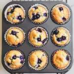 Blueberry Cottage Cheese Muffins