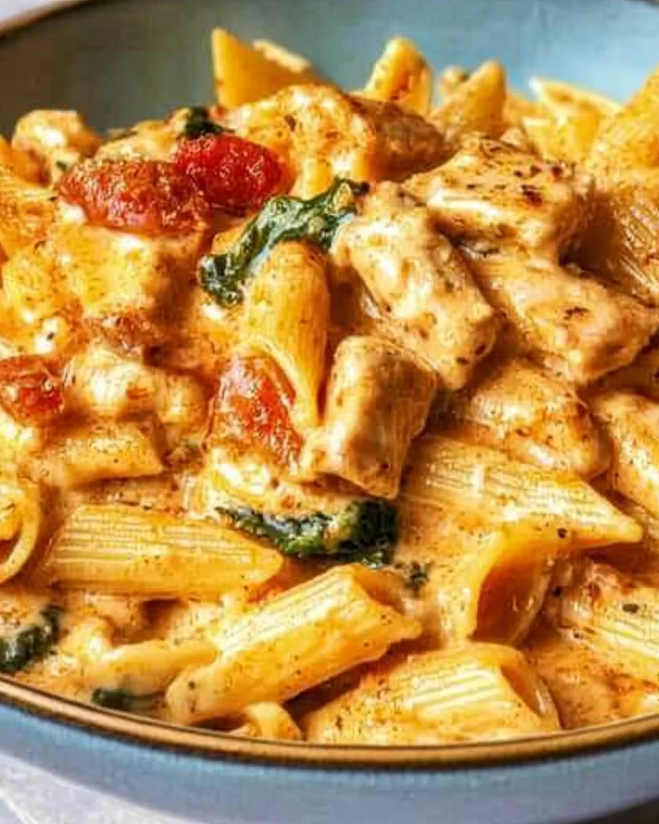 Cashew Cream Cajun Chicken Pasta