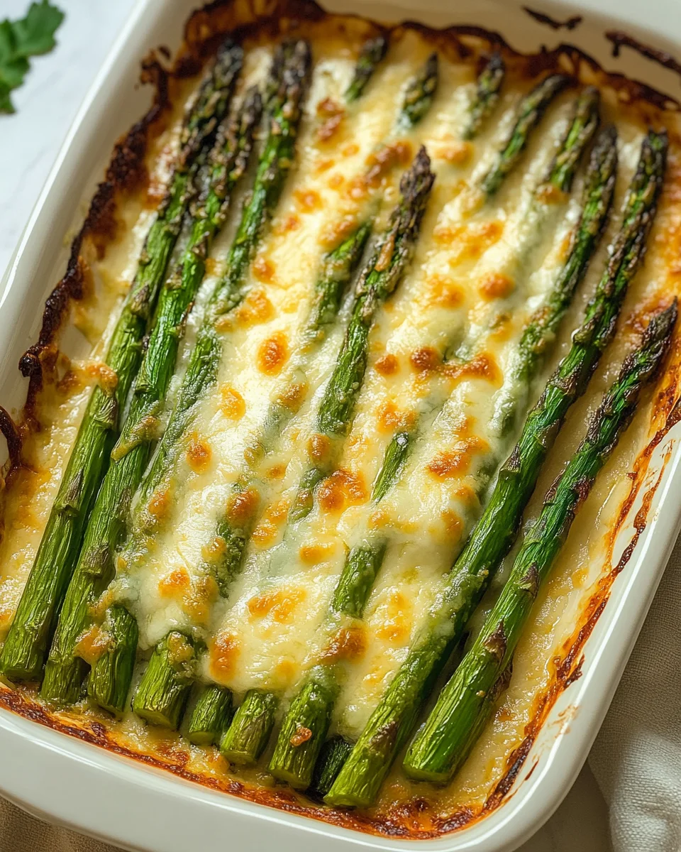 Cheesy Baked Asparagus
