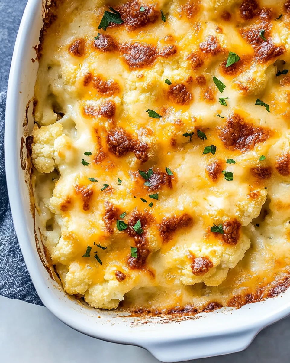 Cheesy Cauliflower Bake