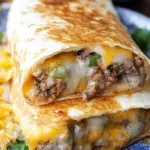 Cheesy Double Beef Burrito