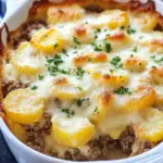 Cheesy Hamburger Potato Casserole