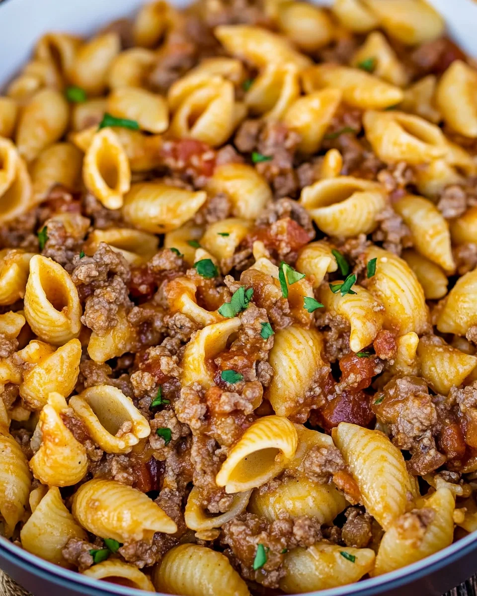 Cheesy Taco Pasta