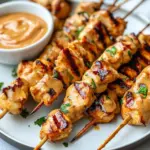 Chicken Satay with Peanut Sauce