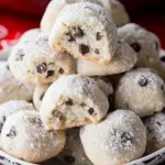 Chocolate Chip Snowball Cookies