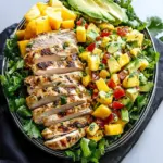 Cilantro Lime Chicken Salad with Mango Avocado Salsa