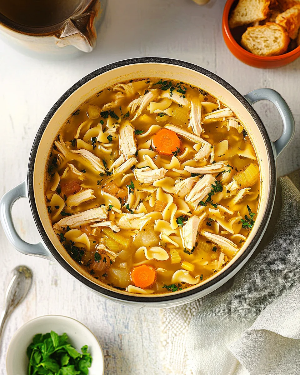 Classic Rotisserie Chicken Noodle Soup