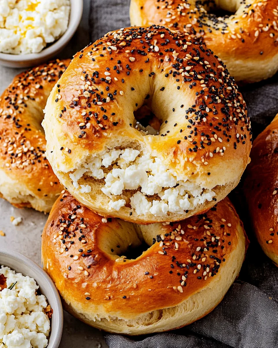 Cottage Cheese Protein Bagels