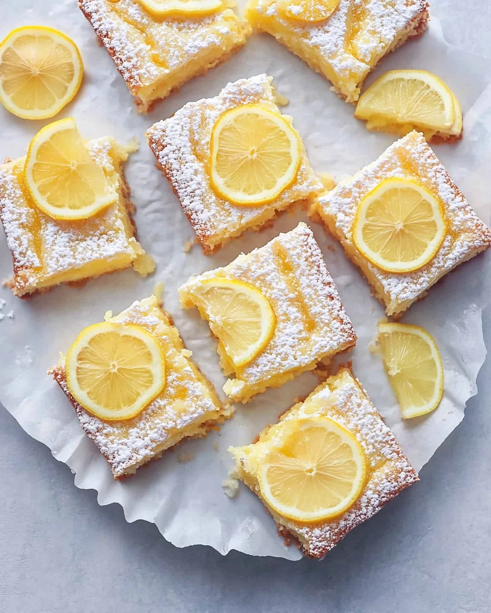 Cream Cheese Lemon Bars