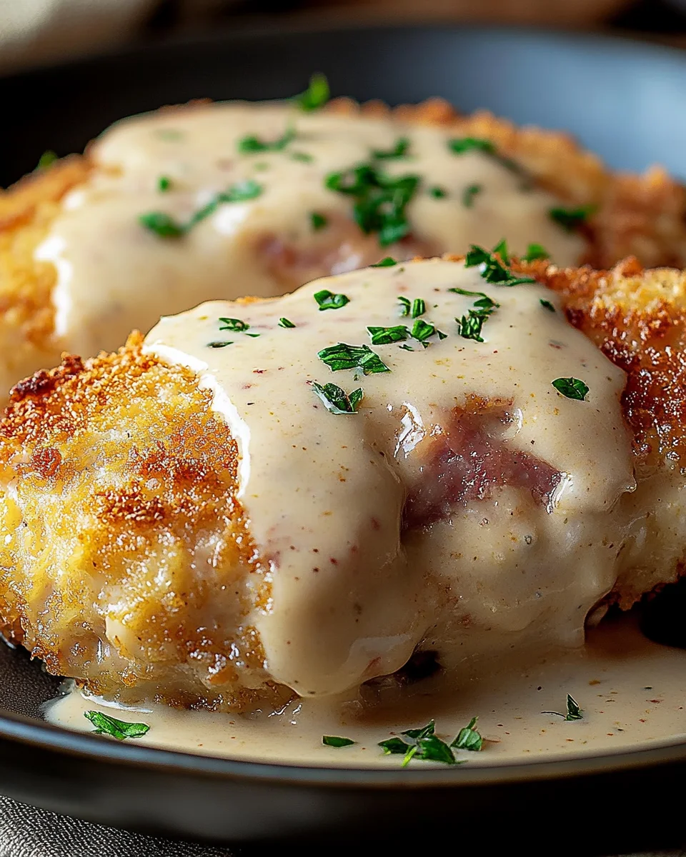 Creamy Chicken Cordon Bleu