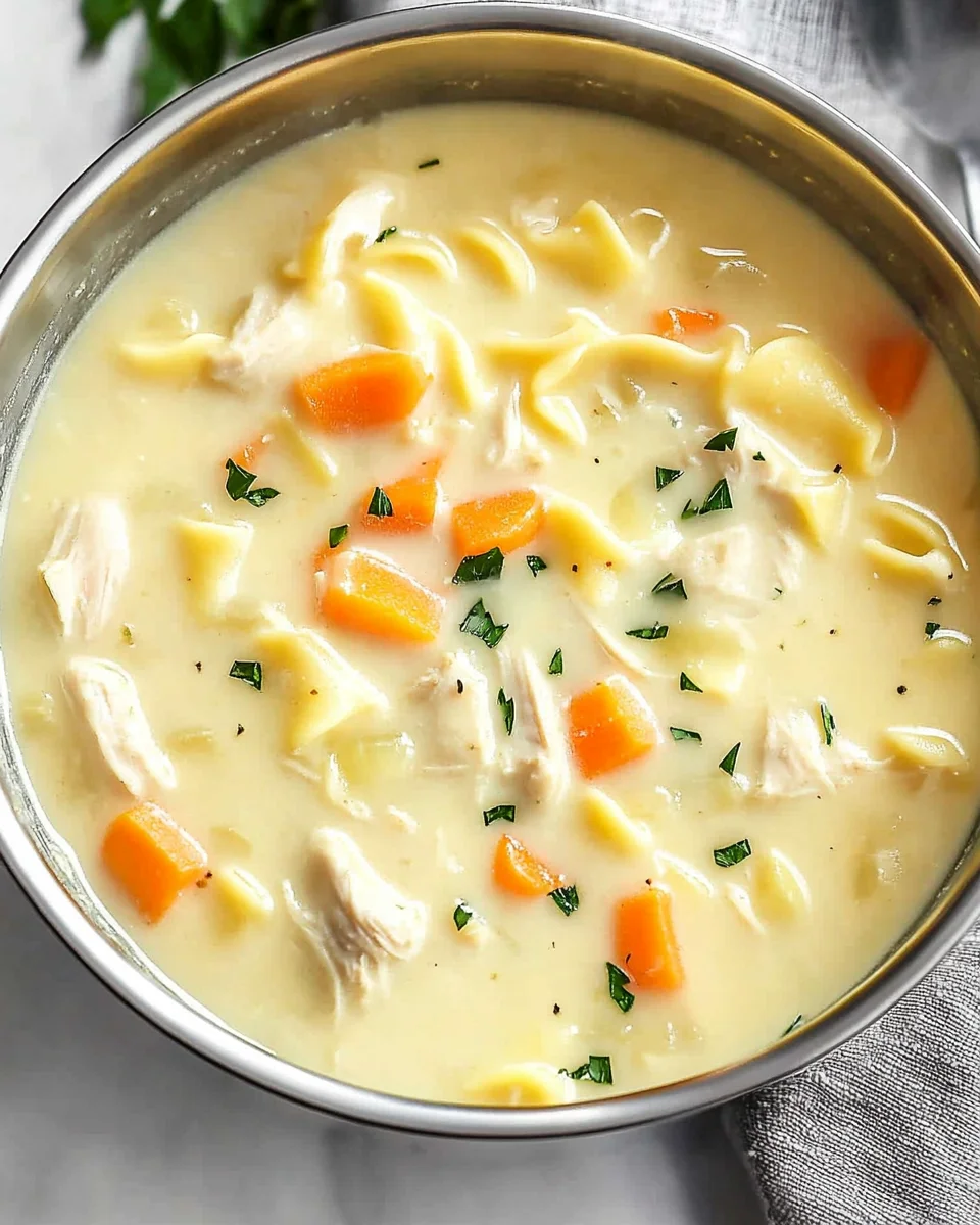 Creamy Chicken Noodle Soup