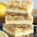 Creamy Lemon Cheesecake Crumb Bars