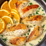 Creamy Lemon Pepper Skillet Chicken