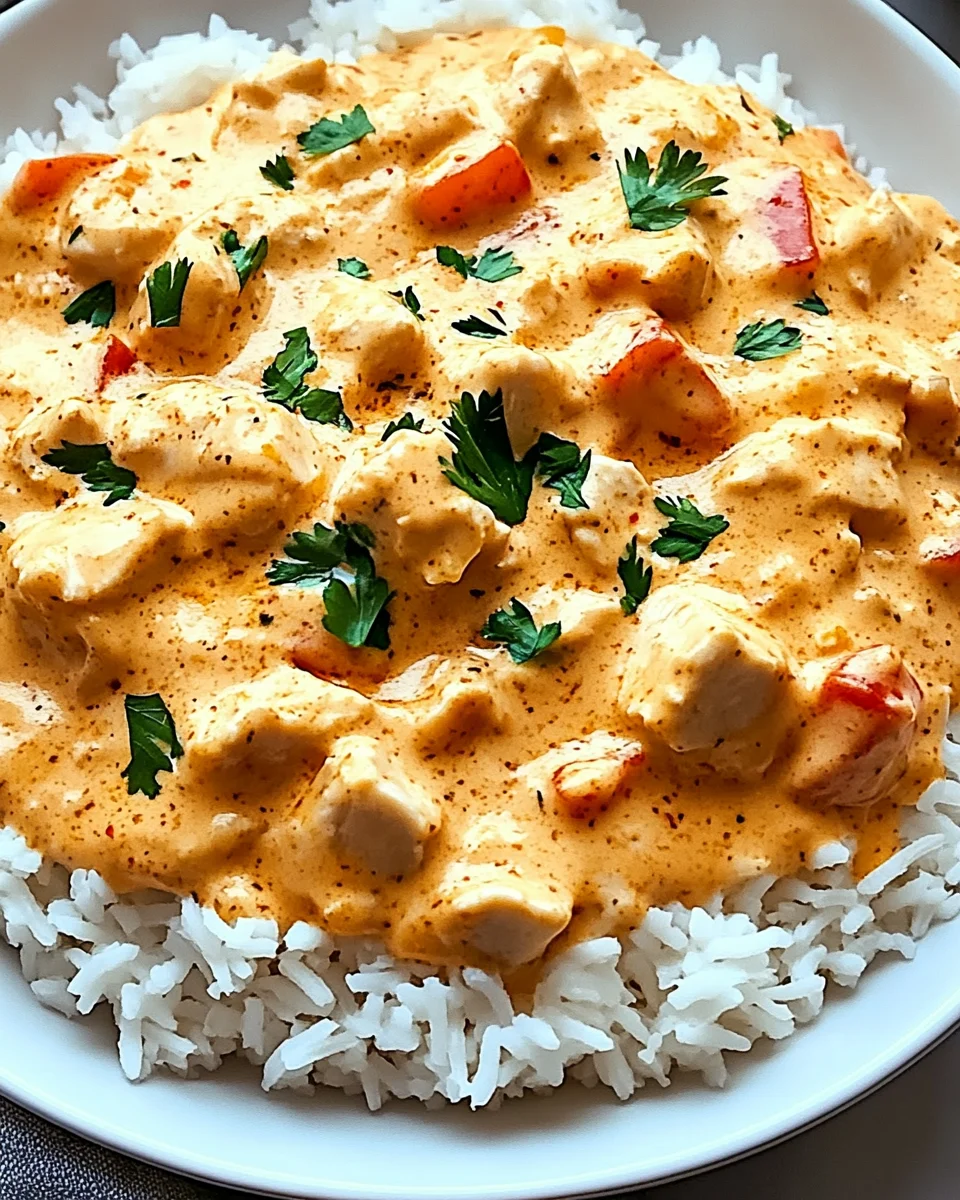 Creamy Smothered Chicken and Rice recipe