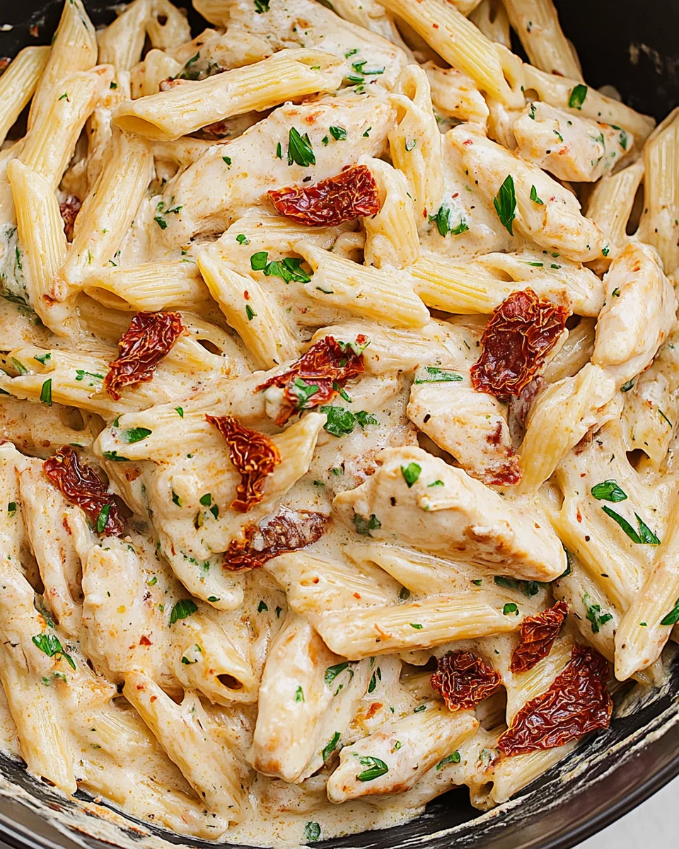 Creamy Sun-Dried Tomato Chicken Pasta