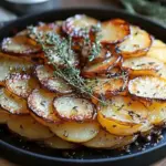 Crispy Balsamic-Thyme Potato Torte