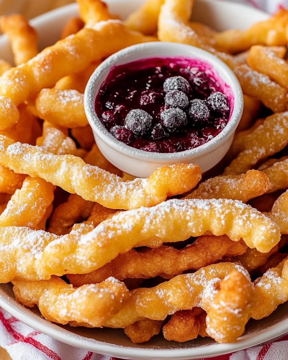 Crispy Funnel Cake Sticks