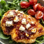 Crispy Hot Honey Feta Chicken