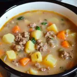 Crock Pot Hamburger Potato Soup