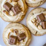 Crumbl Snickers Peanut Butter Cookies