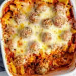 Dump and Bake Meatball Casserole