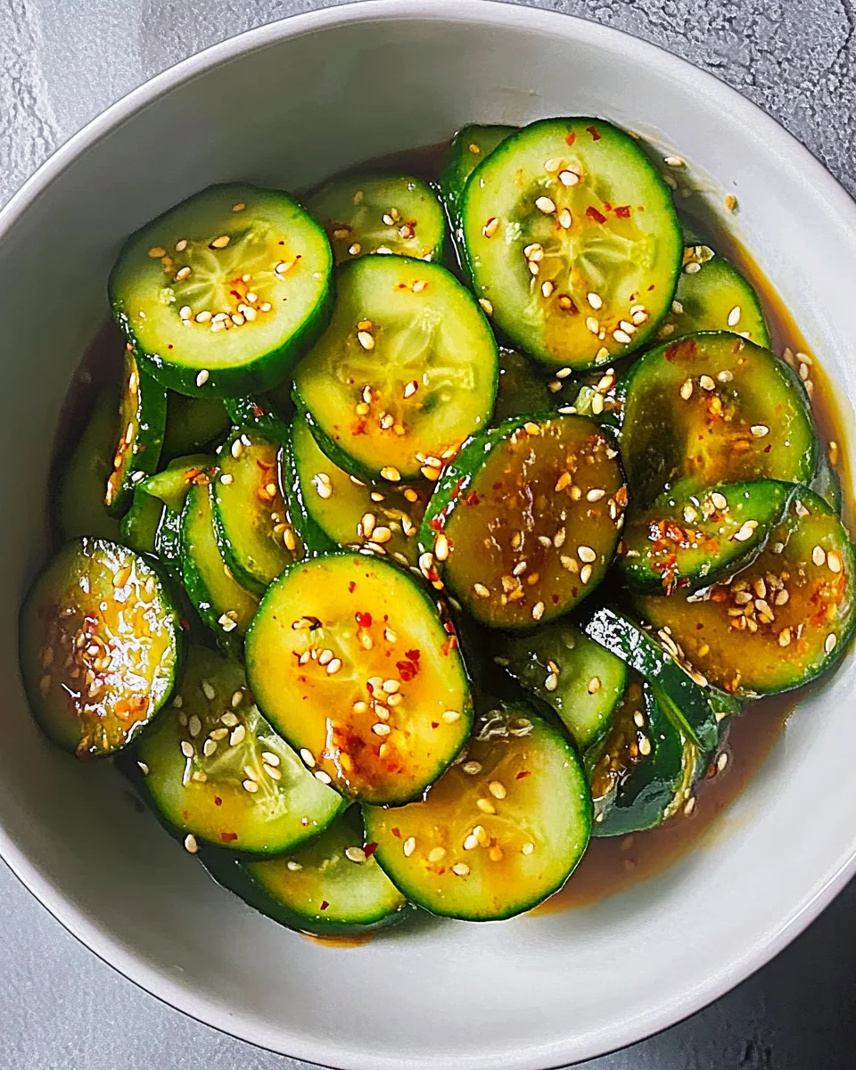 Easy Asian Cucumber Salad