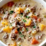 Easy Cheeseburger Soup