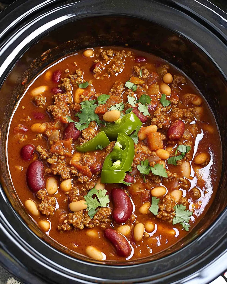 Easy Crockpot Chili