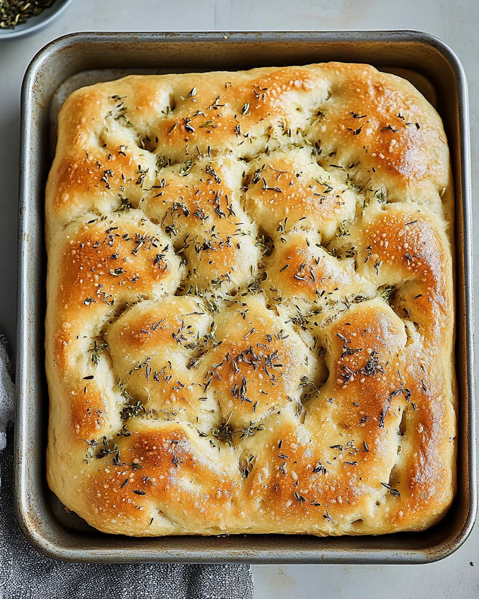 Easy Homemade Focaccia Bread