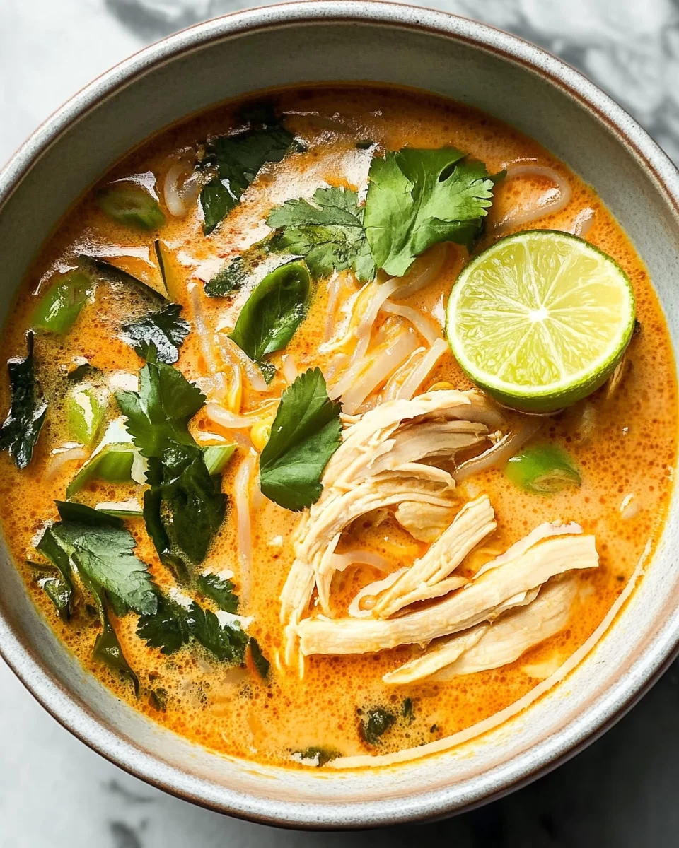 Easy Thai Chicken Curry Soup
