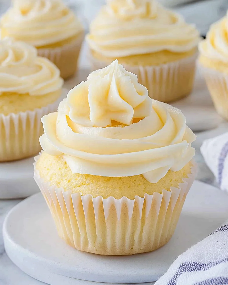 Easy Vanilla Cupcakes Recipe