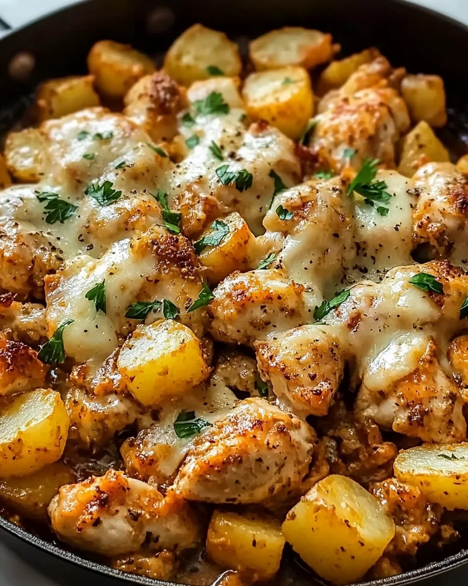 Garlic Parmesan Chicken and Potatoes (One-Pan Dinner)