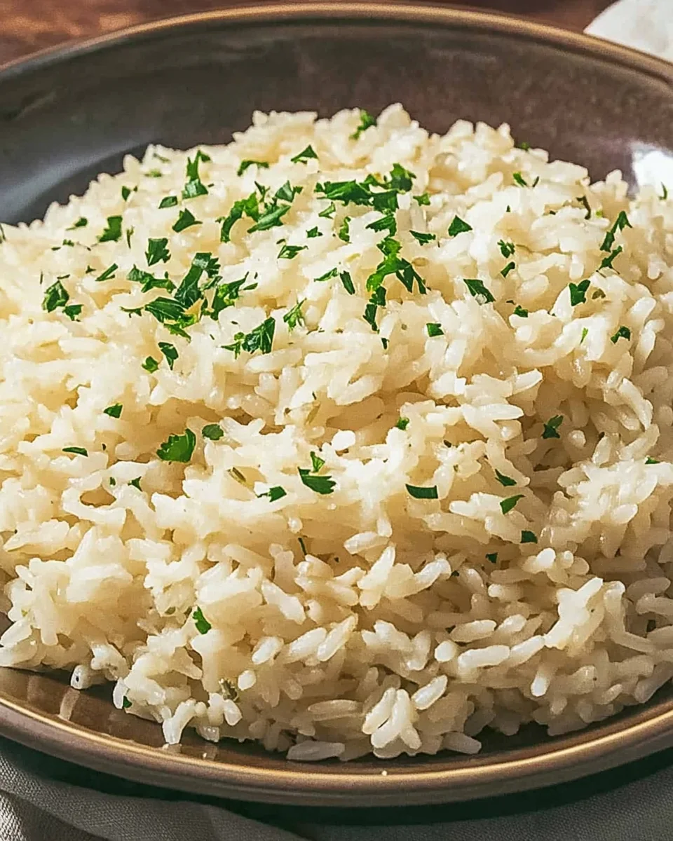 Garlic Parmesan Rice