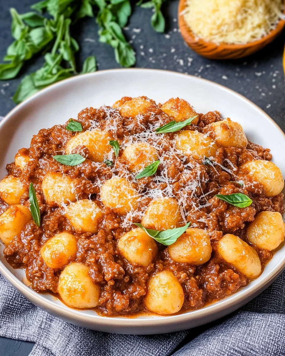 Gnocchi Bolognese