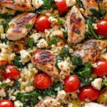 Greek Chicken and Lemon Rice (30 Minutes, One-Pot)