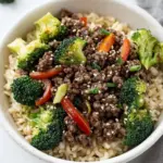 Ground Beef and Broccoli