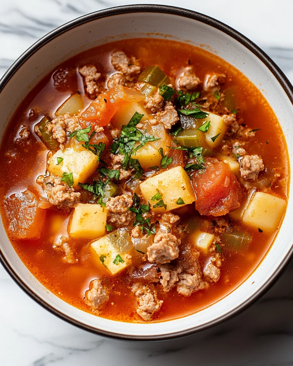 Hamburger Soup
