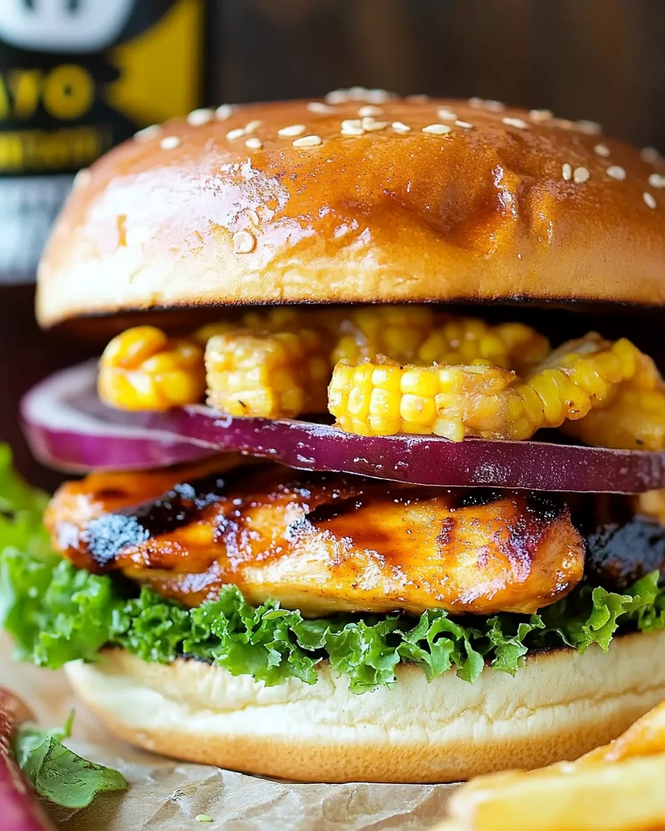 Hawaiian BBQ Chicken Sandwiches