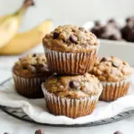 Healthy Peanut Butter Banana Muffins