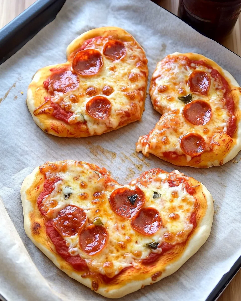 Heart-Shaped Pizza